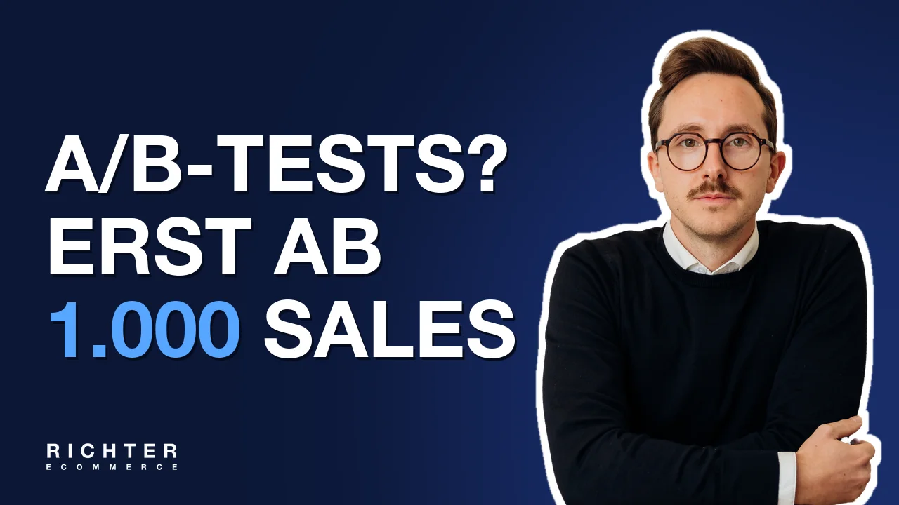 A/B-Tests im Onlineshop: Warum sie unter 1.000 Bestellungen im Monat fast nichts bringen